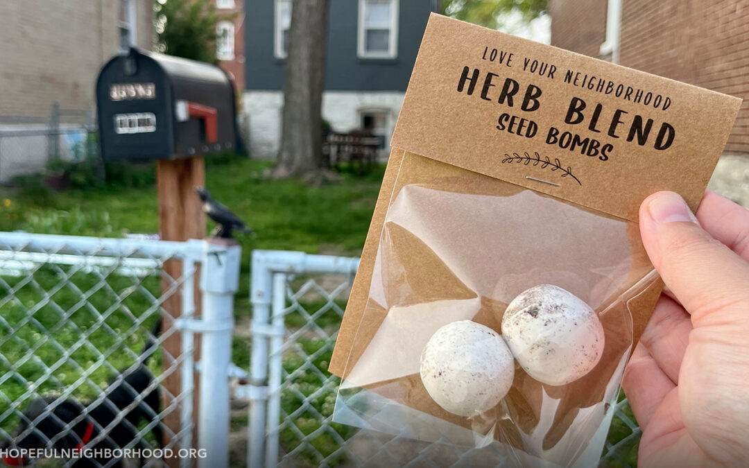 Spreading Neighborly Kindness with Seed Bombs